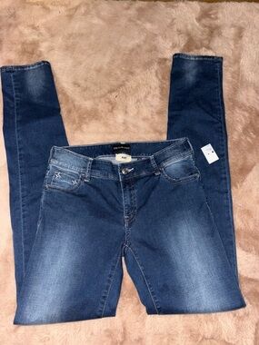 Dark Blue Womens Skinny Jeans - Armani